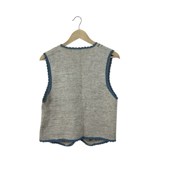 Vintage Ivy Collectibles Medium Sweater Cardigan Vest Embroidered Womens - Picture 2 of 12